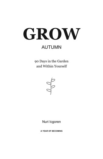 GROW: Autumn book cover